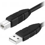 AlzaPower APW-CBUAB200B LinkCore USB-A to USB-B, 2m, černý – Sleviste.cz