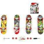 Teddies Skateboard prstový šroubovací plast 10cm s doplňky mix druhů na kartě – Hledejceny.cz