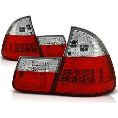 Zadní světla, lampy LED BMW E46, 1999-2005, combi, čiré, červené – Hledejceny.cz
