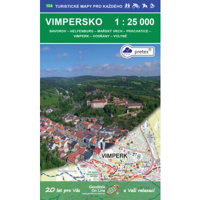 Vimpersko 1:25 000 (2020, 1. vydání, GOL_104, pretex) – Hledejceny.cz