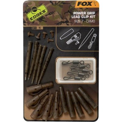 Fox Sada závěsek Edges Camo Power Grip Lead Clip Kit vel. 7 5 ks – Zboží Dáma