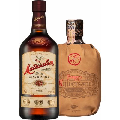 Pampero Aniversario + Matusalem Gran Reserva 15y 2 x 0,7 l (set) – Zbozi.Blesk.cz