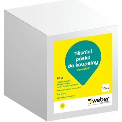 Páska těsnicí do koupelny weber BE-12 – 10 m – Zbozi.Blesk.cz