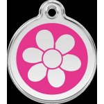 Red Dingo Květina tmavě růžová M 30 mm – Zboží Mobilmania