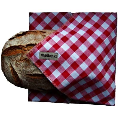 Látkový obal na chléb 55x55cm, červená kostka – Zboží Mobilmania