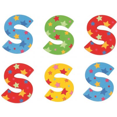 Bigjigs Toys hvězdičkové písmenko S – Zboží Dáma