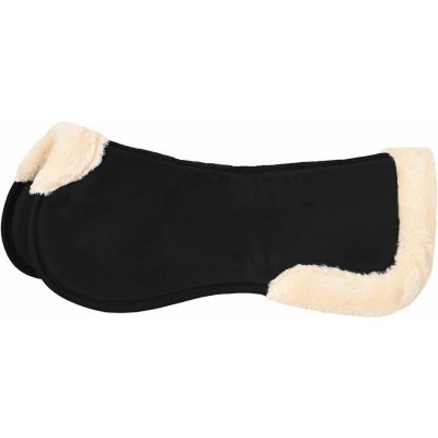 Imperial Riding Dečka tlumící Suede Fur s beránkovým lemem černá – Zboží Dáma
