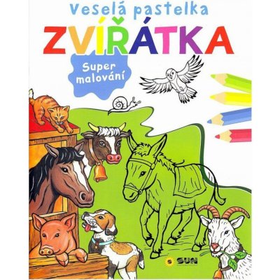 Veselá pastelka: Koně a poníci – Hledejceny.cz