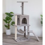 Aga Škrabadlo šedé 42 x 49 x 136 cm – Hledejceny.cz