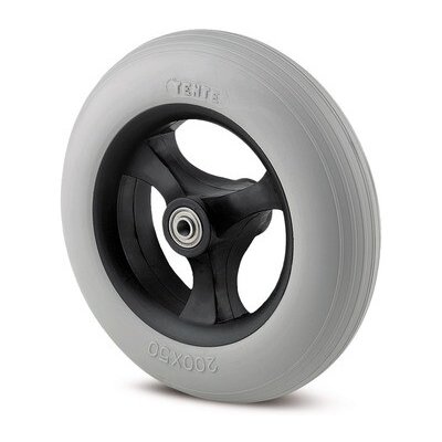 TENTE KOLEČKA Kolečko s gumovým běhounem 100mm, PNP100x30-Ø8 HL36,5 – Zboží Mobilmania