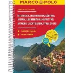 Rakousko, Lichtenštejnsko, Jižní Tyrolsko autoatlas 1:200 000 - Marco Polo – Hledejceny.cz