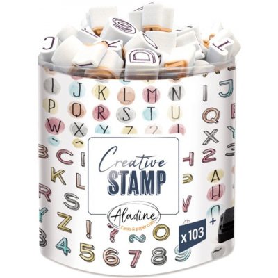 Aladine Razítka Creative Stamp Tři abecedy – Sleviste.cz