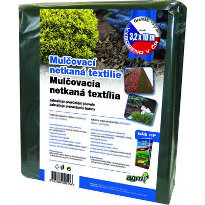 Textilie Agro mulčovací, netkaná 3.2 x 10 m, černá – Hledejceny.cz