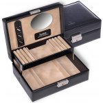 Sacher šperkovnice Britta Classic new černá – Zboží Dáma