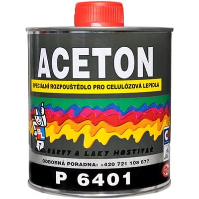 Barvy a laky Hostivař Aceton P6401 4l