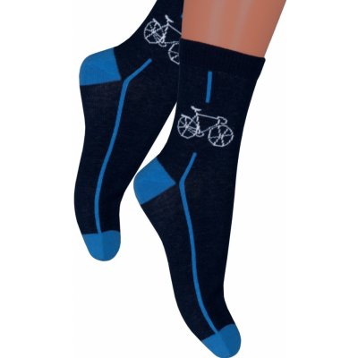 Steven Chlapecké klasické ponožky 014/327 granát (modrá) – Zboží Mobilmania