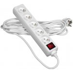 PremiumCord pp5k-03 3m 5 zásuvek vypínač – Zboží Živě