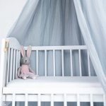 Tulimese Baldachýn mušelínový šedý SAMOSTATNÝ S ROVNÝM OKRAJEM – Zboží Dáma