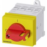 Siemens Vačkový spínač 0-1 3P 16A na lištu žlutočervený IP44 3LD2030-0TK13 – Hledejceny.cz