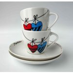 Espresso hrnek - srdíčka – Zboží Mobilmania