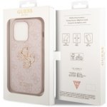 Pouzdro Guess PU 4G Metal Logo iPhone 15 Pro růžové – Zboží Mobilmania