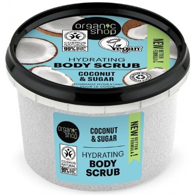 Organic Shop Hydrating Body Scrub coconut & sugar 250 ml – Zbozi.Blesk.cz