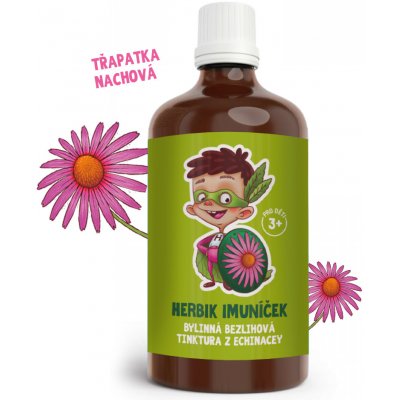 Herbavis Herbik Imuníček bezlihový extrakt z Echinacey 100 ml