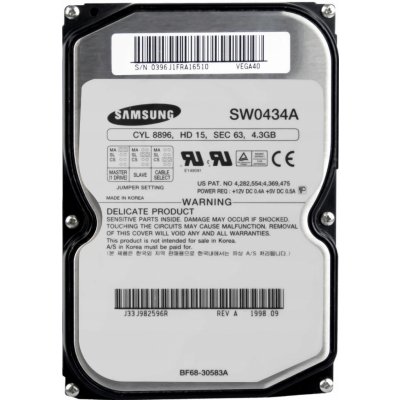 Samsung 4,30 PATA IDE/ATA 3,5", SW0434A