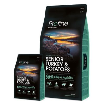 Profine Senior Turkey & Potato 15 kg – Zbozi.Blesk.cz