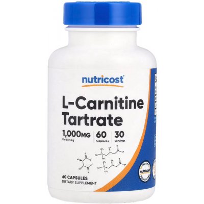 Nutricost L-Carnitine Tartrate 60 kapslí – Zboží Dáma