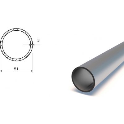 Trubka svařovaná konstrukční 51x3