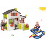 Smoby set domeček Přátel s předzahrádkou a vodní dráha AquaPlay MegaBridge 310209-16 – Hledejceny.cz