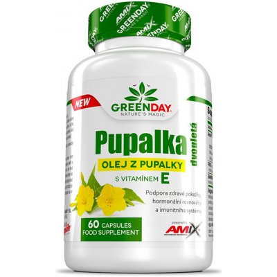 Amix GreenDay Primrose evening oil Pupalka dvouletá s vitamínem E 90 kapslí – Hledejceny.cz