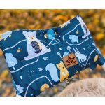 Baby Nellys Rukávník PREMIUM Forest Animals zeleno/hnědý – Hledejceny.cz