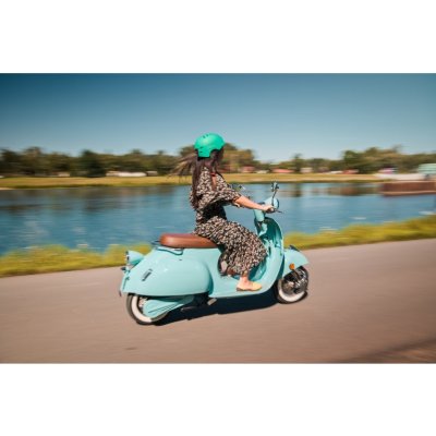 EcoWheel Elektrický skútr V78 2000W BOSCH - COC,EEC Modrá, 46Ah – Hledejceny.cz