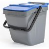 Koš Compactor EASYTWIN Odpadkový koš na tříděný odpad 30 L, modrý STE002-B