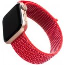 FIXED Nylon Strap na Apple Watch 38/40/41 mm - tmavě růžový FIXNST-436-DPI