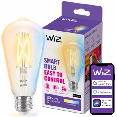WiZ LED žárovka E27 6,7W 2700-6500K – Hledejceny.cz