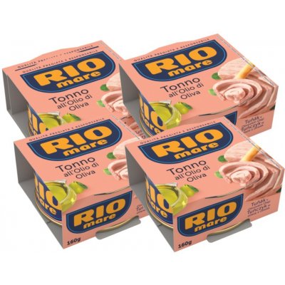 Rio Mare Tuňák v olivovém oleji 4 x 160 g – Hledejceny.cz