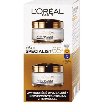 L'Oréal Paris Age Specialist 65+ sada denního a nočního krému 2 x 50 ml dárková sada