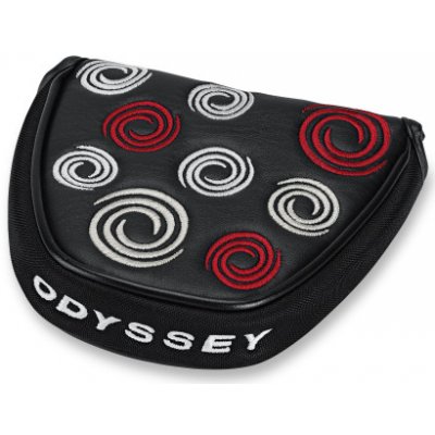 Odyssey Swirl headcover na putter, mallet, černý