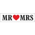 Svatební SPZ papírová - Mr. a Mrs. – Hledejceny.cz