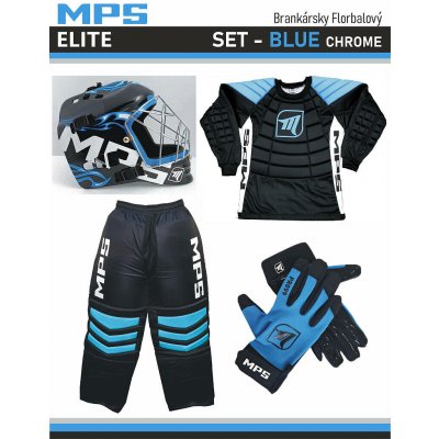 MPS Blue set + maska Pro Flame rukavice MPS – Zboží Mobilmania