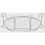 Přední brzdové destičky CL-Brakes YAMAHA XV 1600 Wild Star 1999-2004 směs A3+ | Zboží Auto