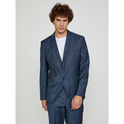 Selected Homme Newone Tmavě modré oblekové sako s příměsí vlny – Zboží Mobilmania