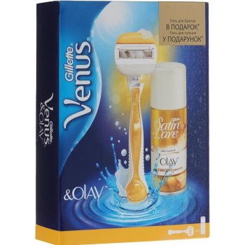 Gillette Venus & Olay holící strojek + gel 75 ml dárková sada