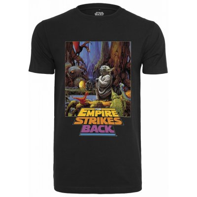 Star Wars tričko Yoda Poster Black