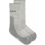 Icebreaker Wmns Hike+ Light Crew Blizzard Heather/Alloy – Zboží Dáma