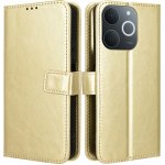 Crazy knížkové pouzdro na Realme Note 70T - zlaté – Hledejceny.cz