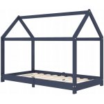 PETROMILA Rám dětské postele šedý masivní borovice – Sleviste.cz